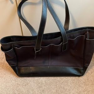 Coach Navy Diaper Bag